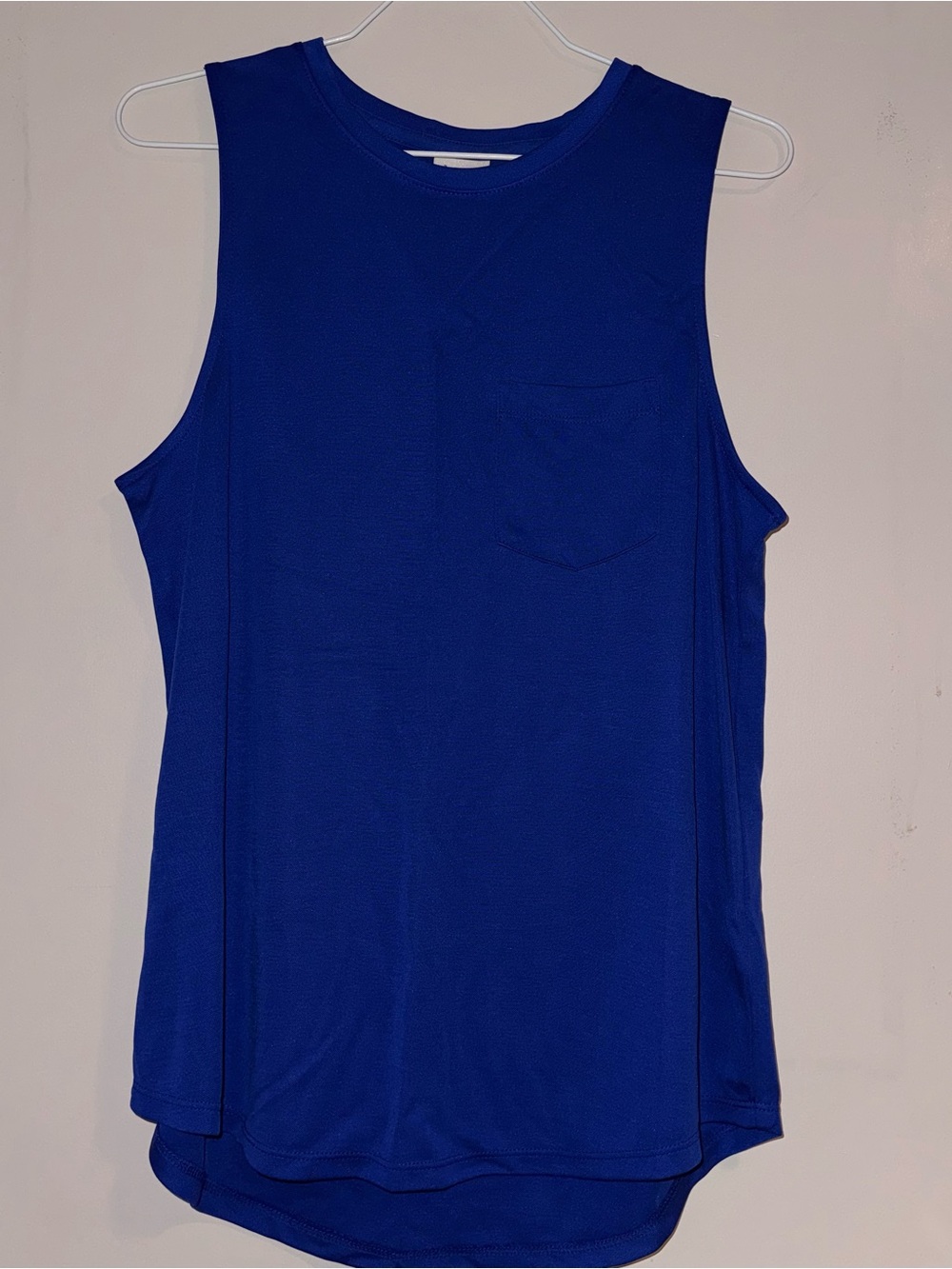 a new day Royal Blue Sleeveless Pocket Tank Top